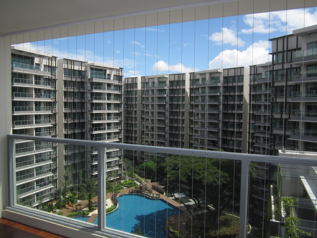 Balcony Blinds, Invisible Grillle